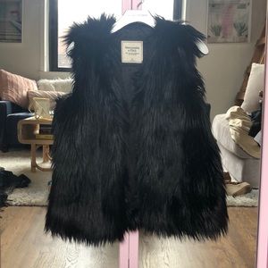 Abercrombie and Fitch Faux Fur Vest